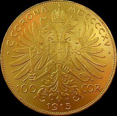 Kaisertum Österreich, Franz Joseph I., 100 Kronen, 1915, Zahl.JPG