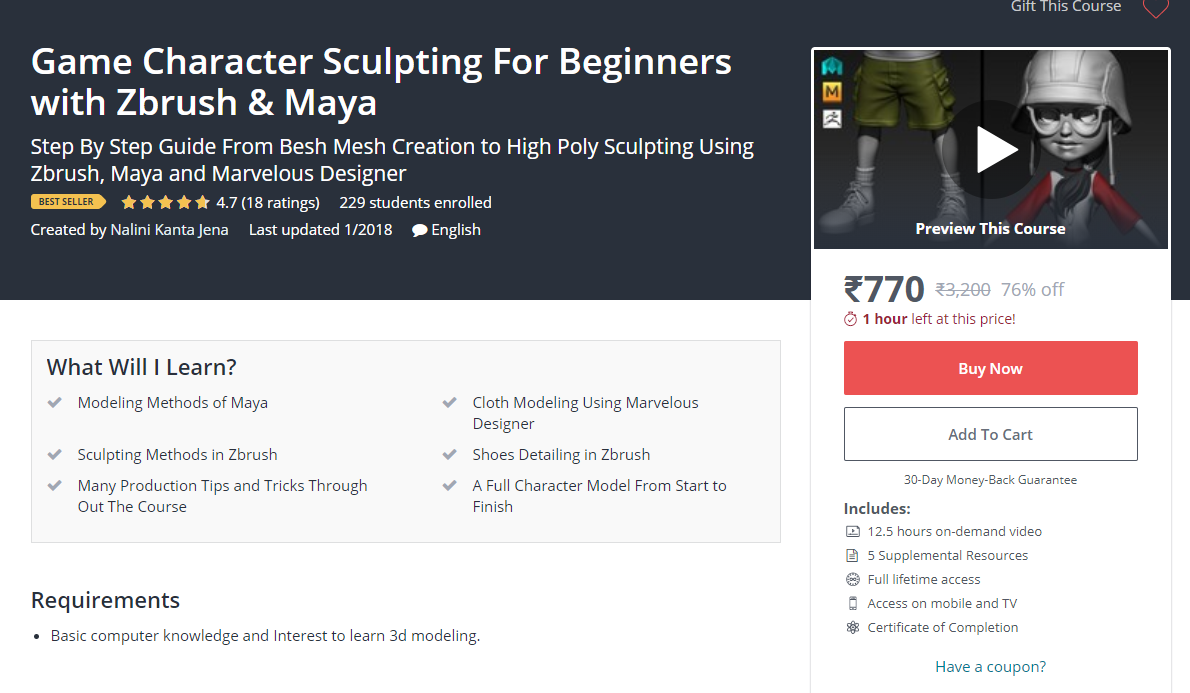 2018-02-24 11_47_02-Game Character Sculpting For Beginners with Zbrush & Maya _ Udemy.png