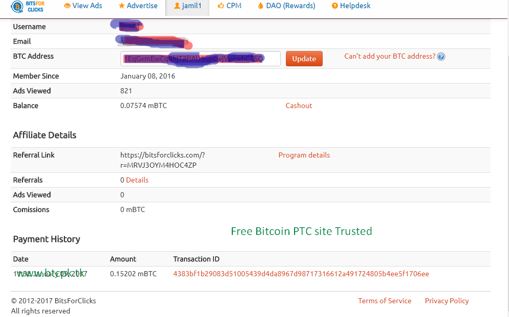 Free Bitcoin Earning Best Ptc Site Realy Like You Lot Of Earning - 