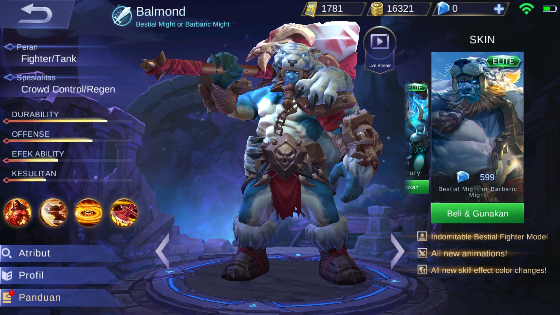 MOBA GAME MOBILE LEGENDS Hero Balmond Review