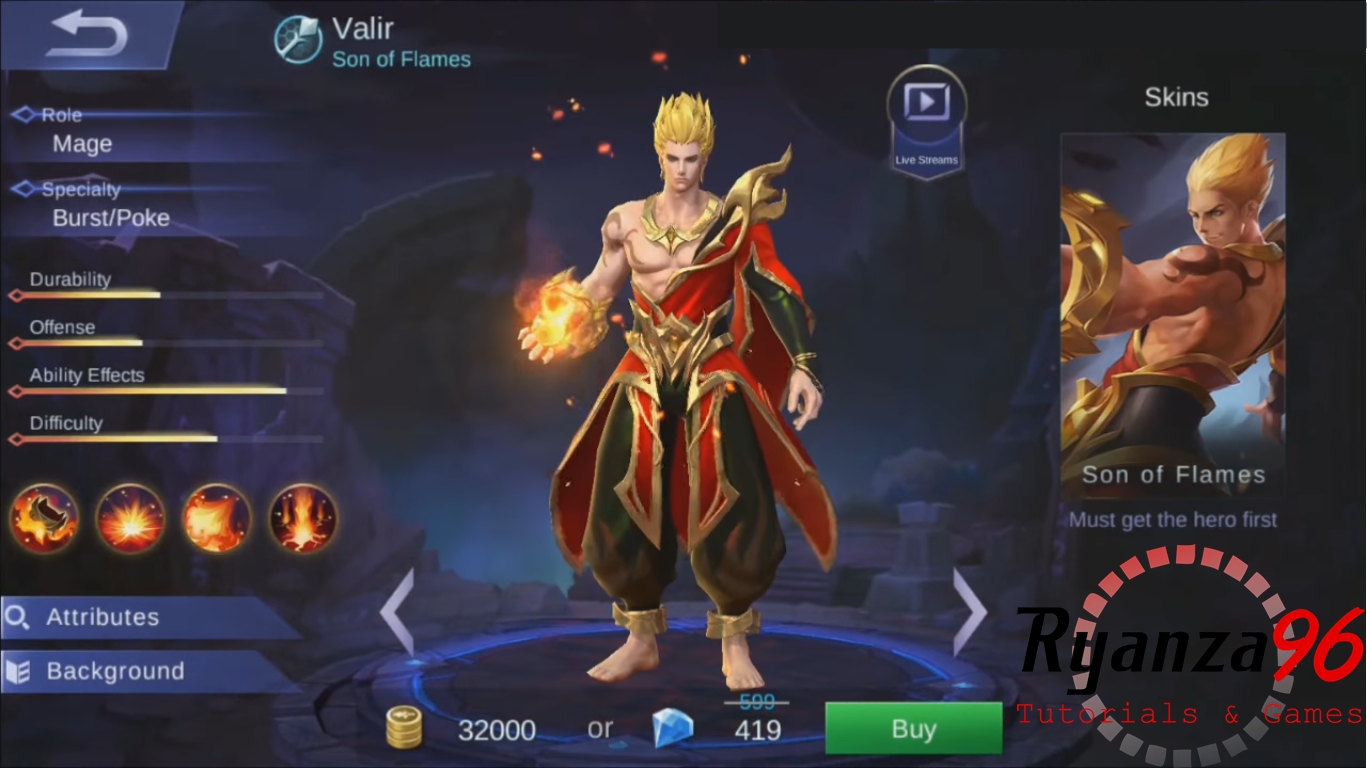 New Hero Valir In Mobile Legends Ryanza96 Gaming