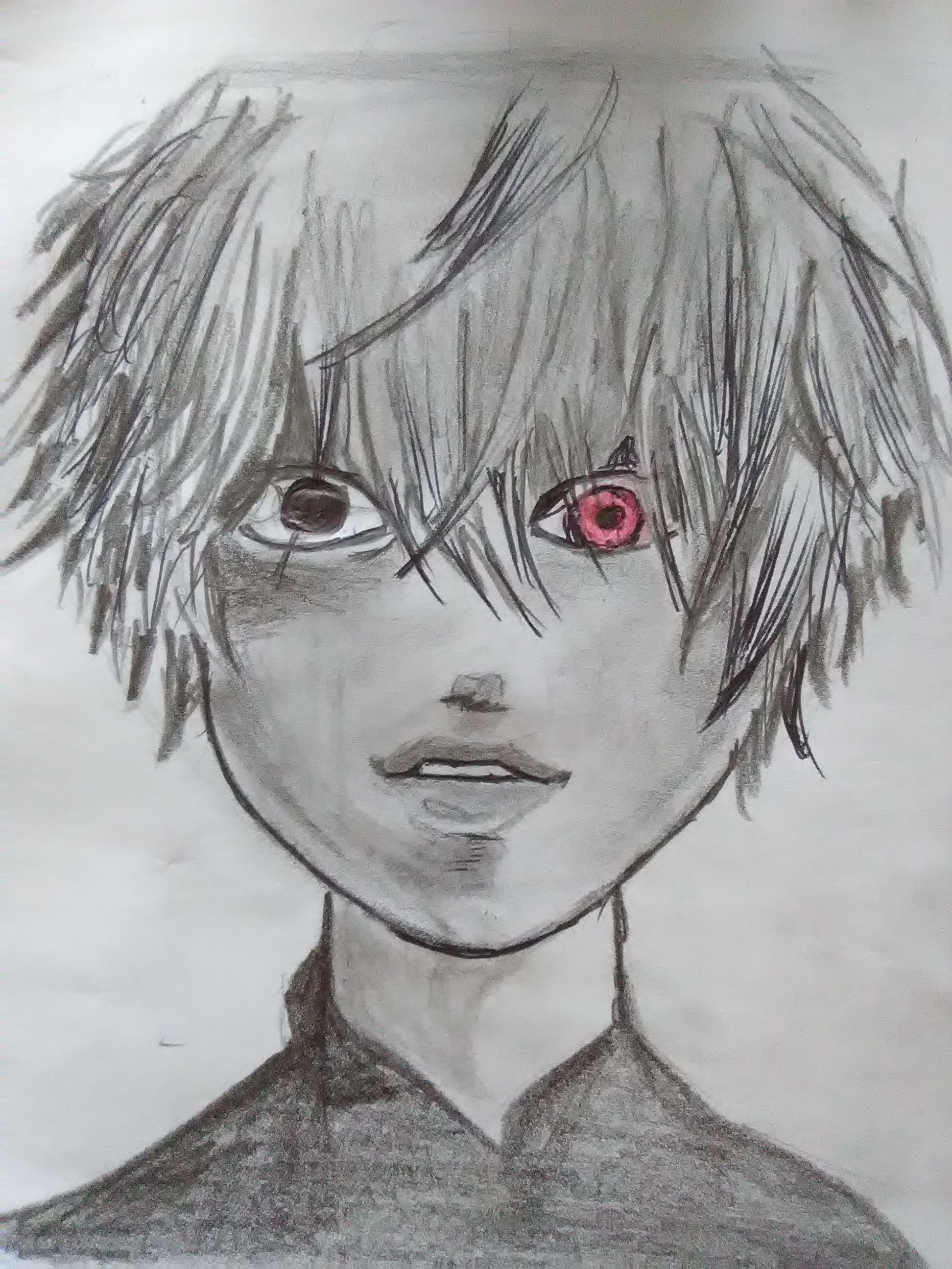 Drawing of anime boy — Steemit