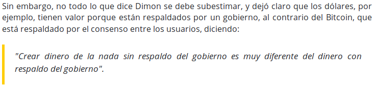 El CEO de JP Morgan Chase advierte que los gobiernos prohibirán al Bitcoin  y que no  no vale nada (2).png