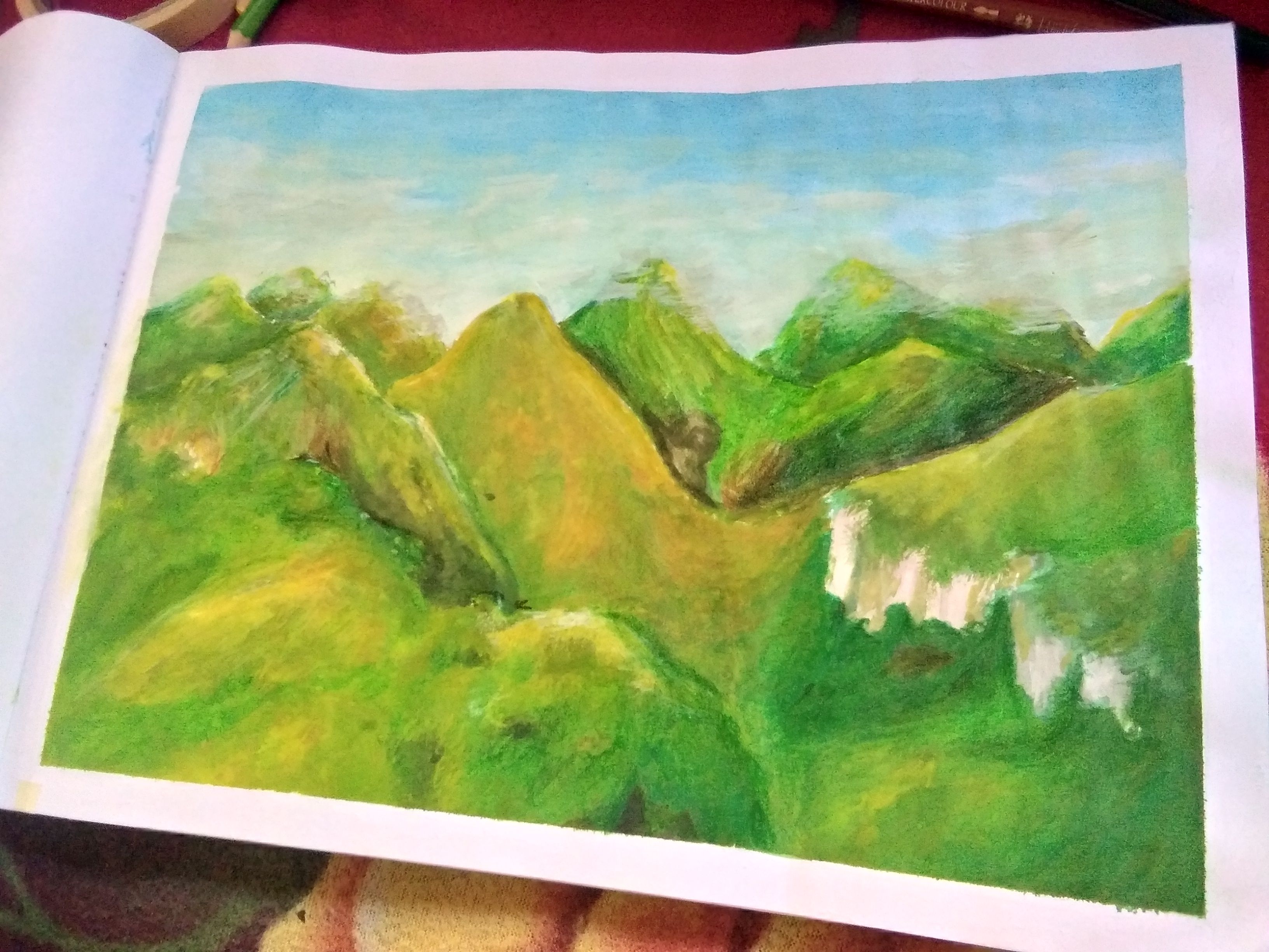 Sneak Peak To Cebu S Osmena Peak Painting Steemit