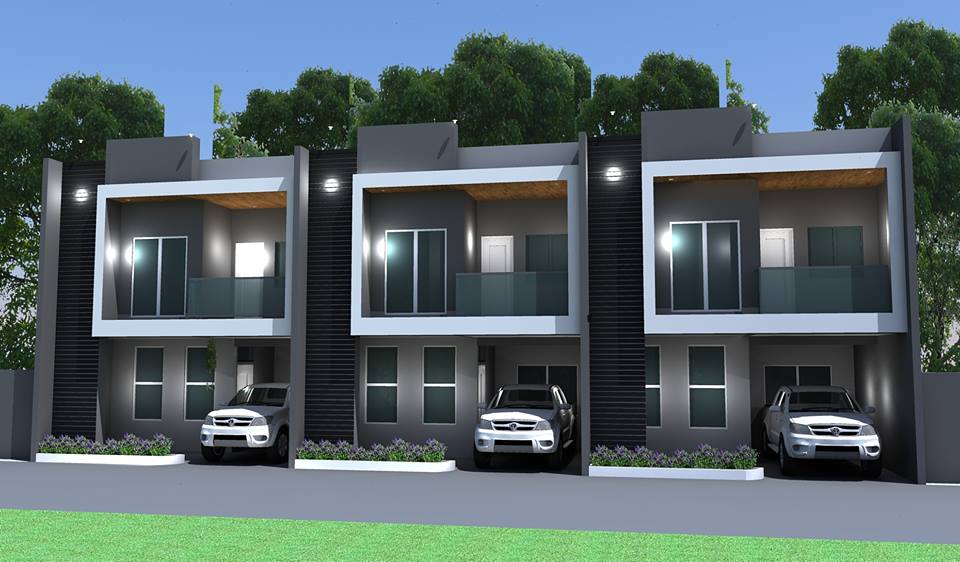 2 storey apartment building design