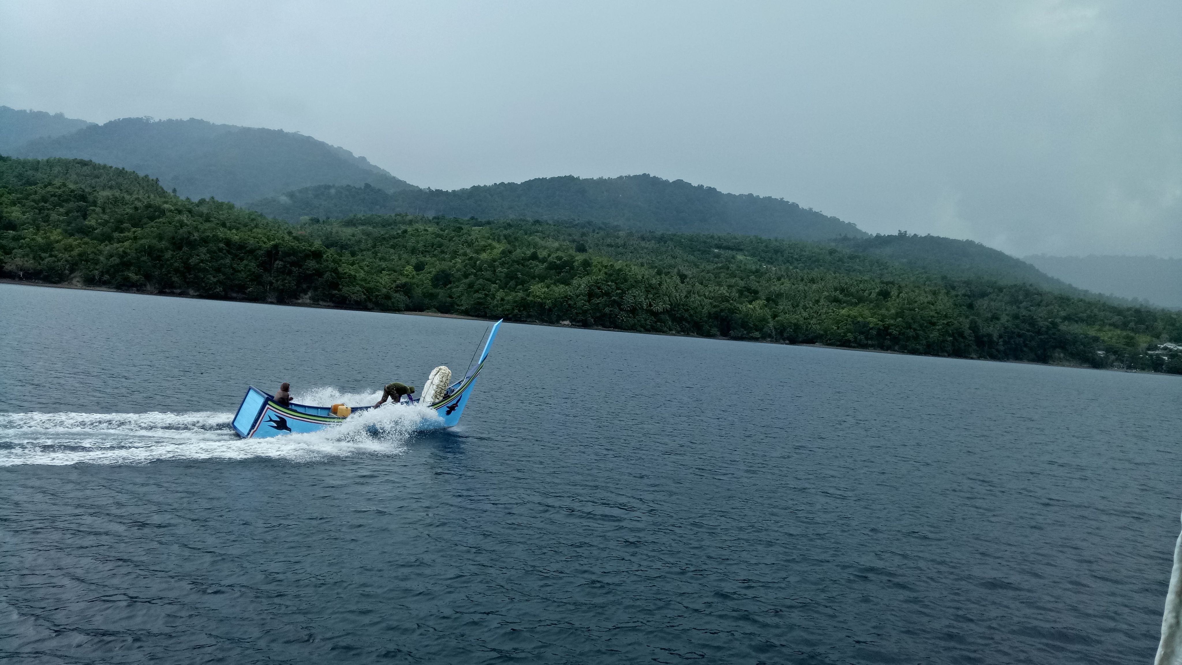 Pemandangan Di Tengah Laut Ketika Mengarungi Ke Pulau Sabang