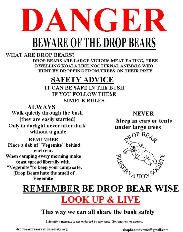 Australian Drop Bear - Fact or Fiction