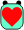 Small smiley square Turquoise Heart P2.jpg