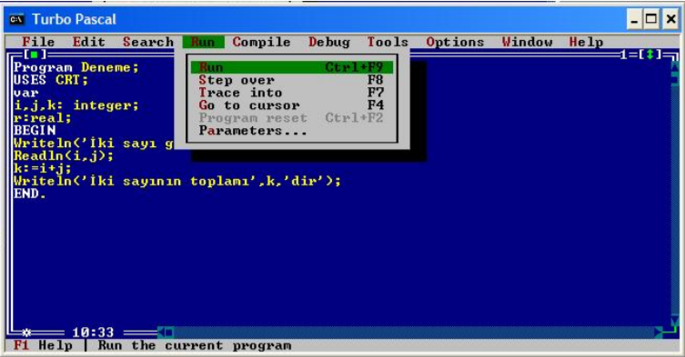 1 программу запусти. Интерфейс турбо Паскаль. Команды для Turbo Pascal. Интерфейс программы турбо Паскаль. Turbo Pascal для оконного интерфейса.