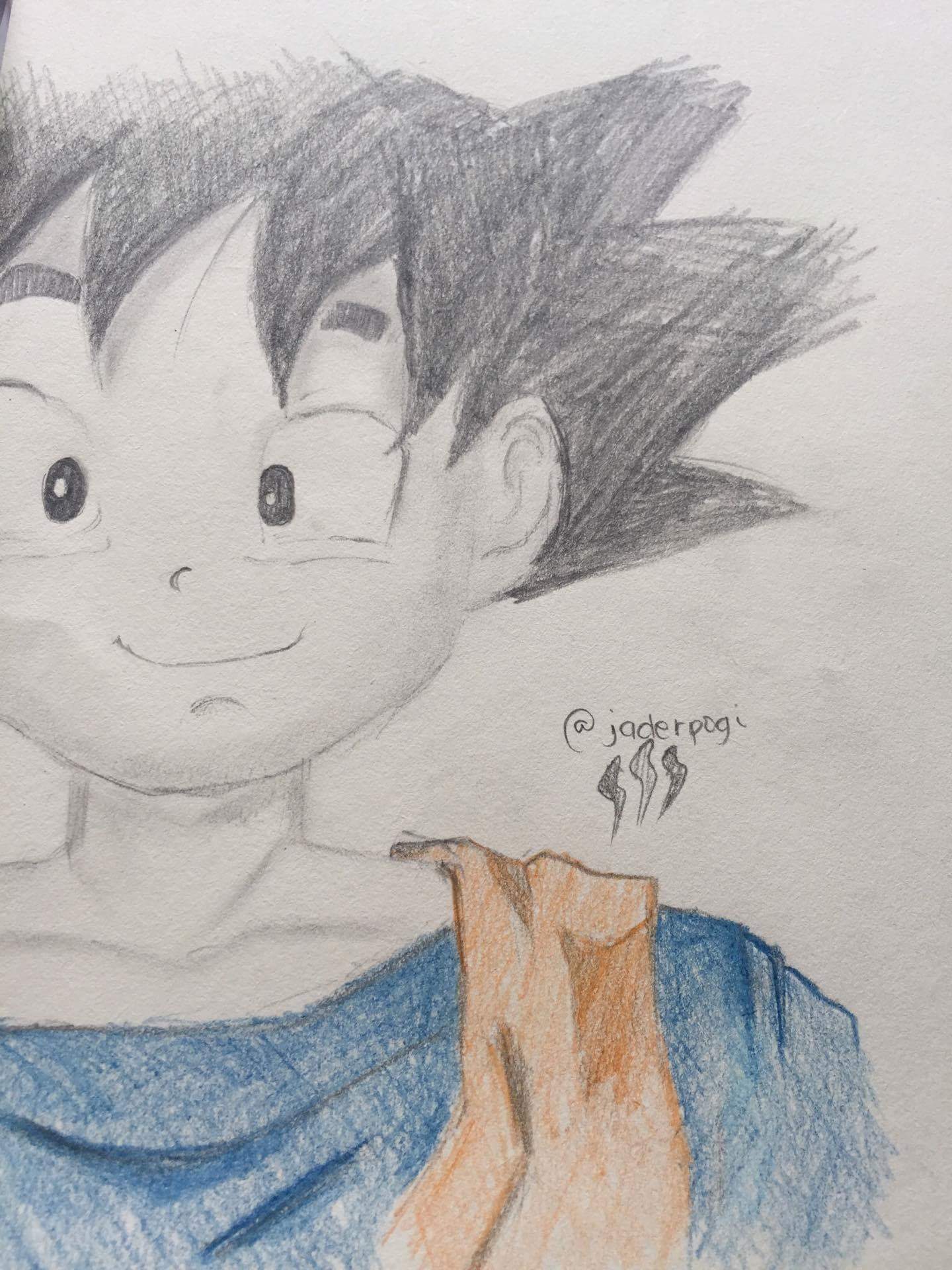 How to Draw Son Goten from Dragon Ball Z (Dragon Ball Z) Step by