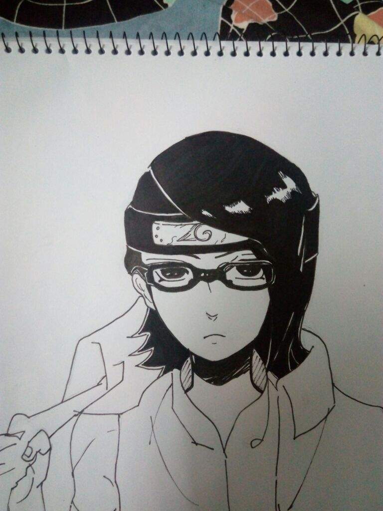 Sarada Uchiha  Naruto sketch drawing, Anime drawing books, Anime