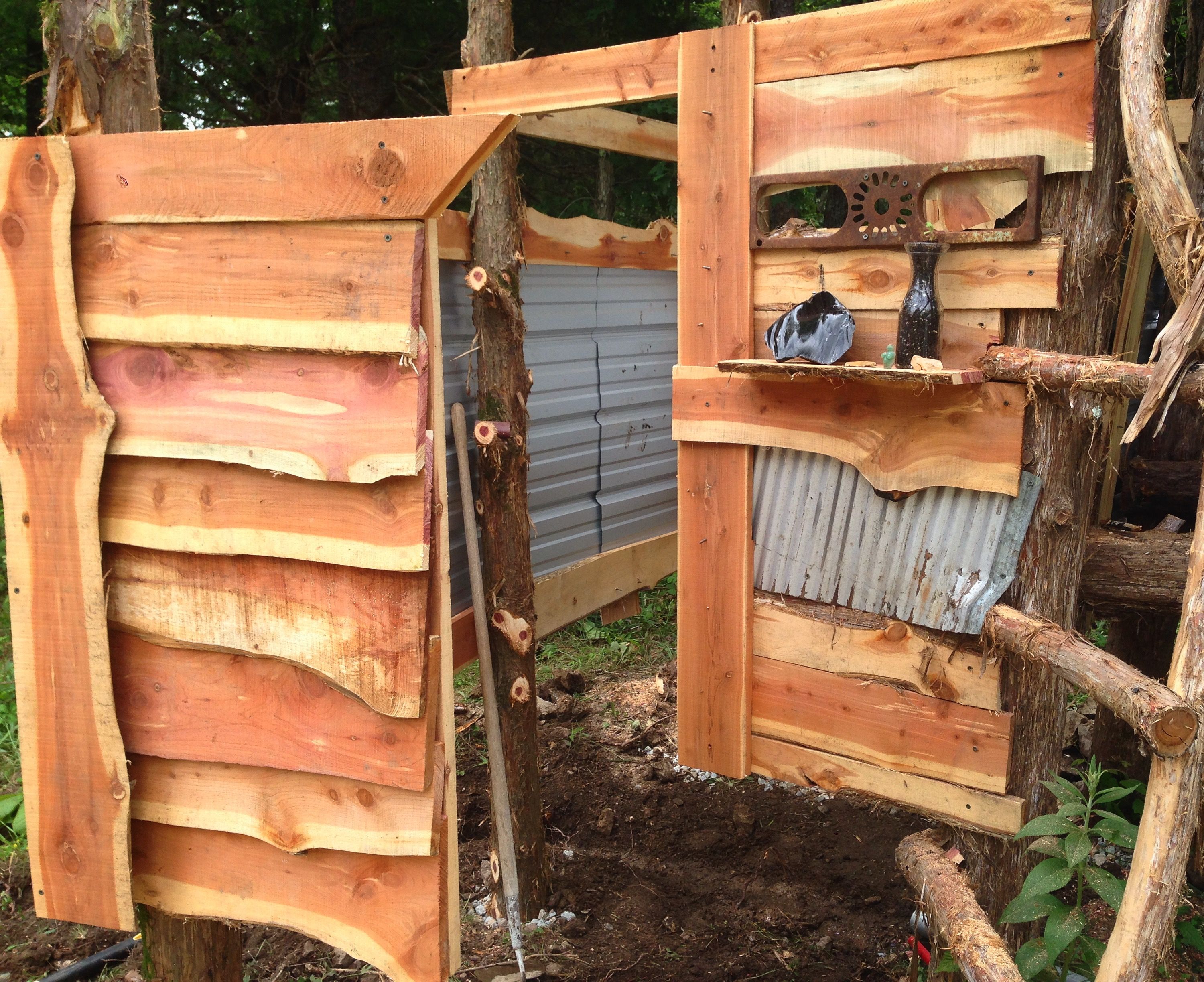 Grid shower, Off grid shower, Outside showers