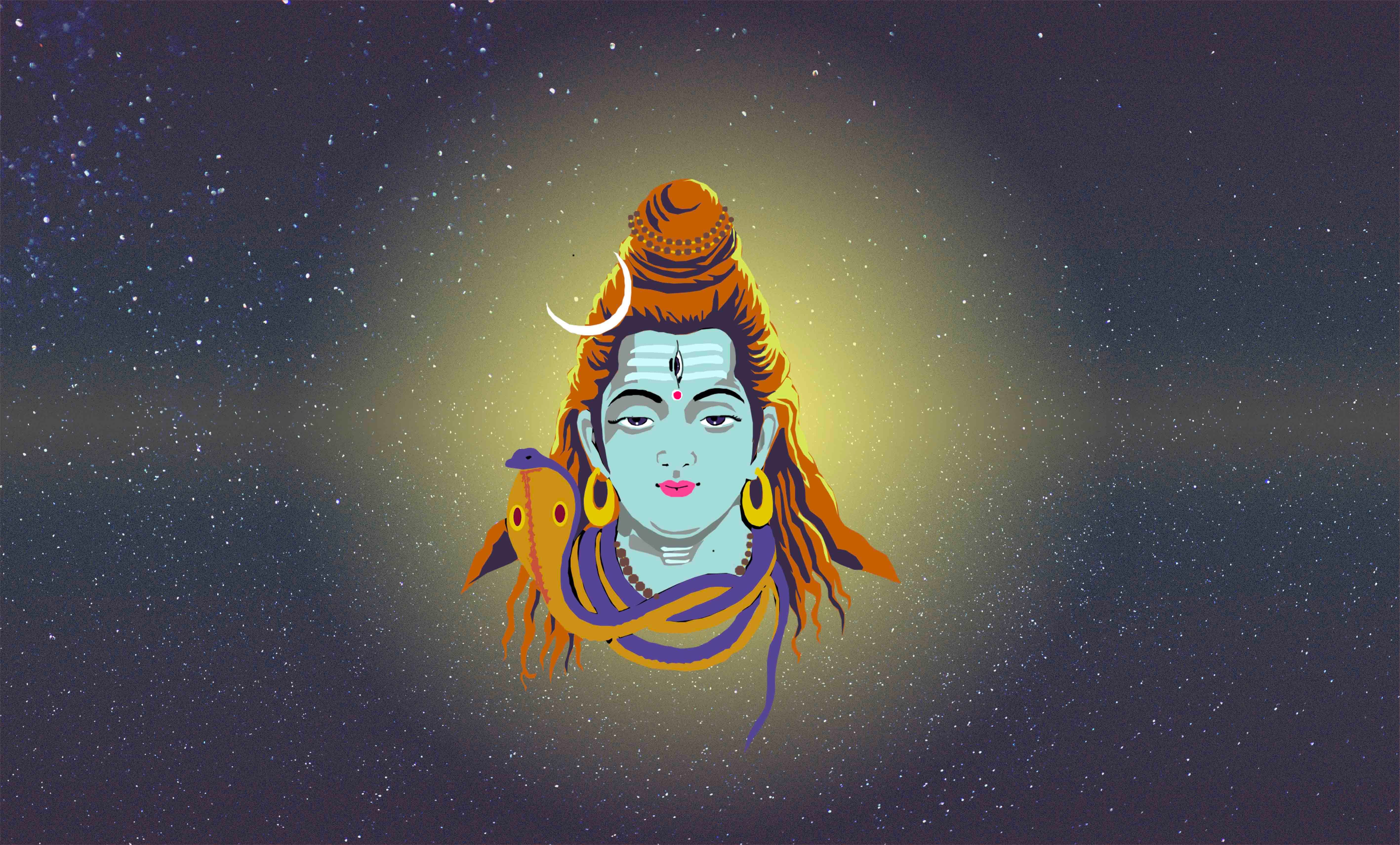 Lord shiva 5k wallpapers