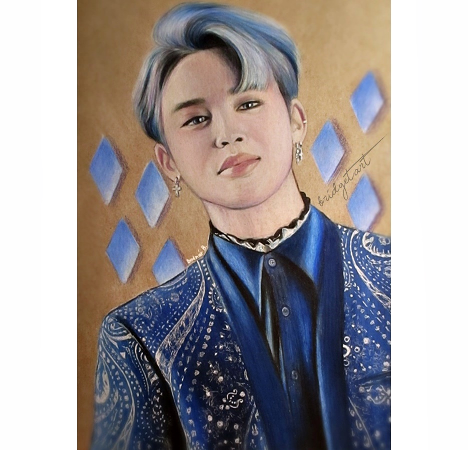 On White Paper Ivary Sheet Bts jungkook colourpencil sketch, Size: A4 at Rs  300/piece in Delhi