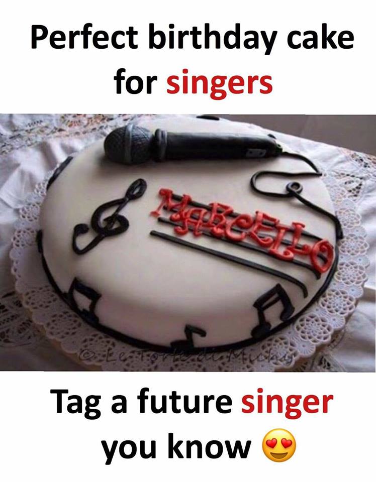 Birthday cake for singer - Decorated Cake by SWEET - CakesDecor
