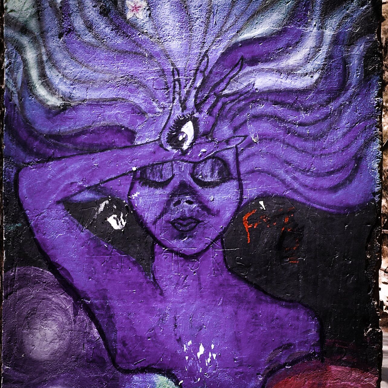 ColorChallenge [#SundayPurple] - Psychedelic(Graffiti Art) — Steemit