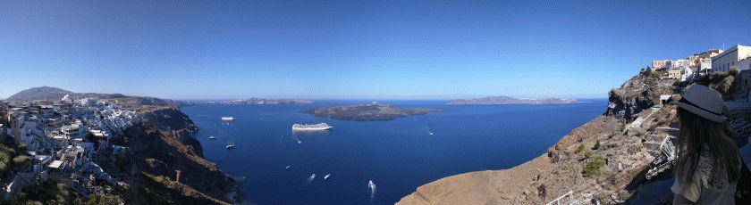 Panorama of Santorini