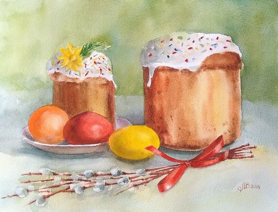 Пасхальная открытка рисунок цветными карандашами, открытки днем