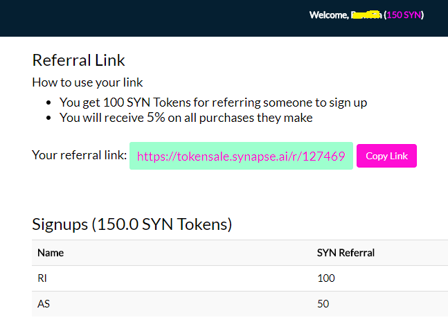 Synapse Ai Earn 50 Free Tokens For Just Signing Up And Verifying