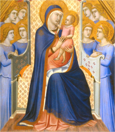 Madonna and child enthroned with angels Pietro Lorenzetti.jpg