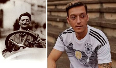 Racing Humour on X: Mesut Özil & Enzo Ferrari: Resemblance? http