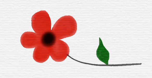 flor roja y con hoja verde.png