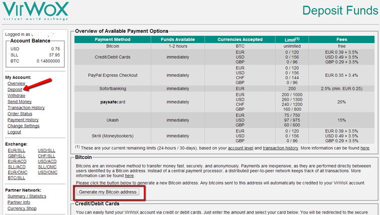 Sell Bitcoins With Virwox Btc Usd Withdraw Bitcoins Using Skrill - 