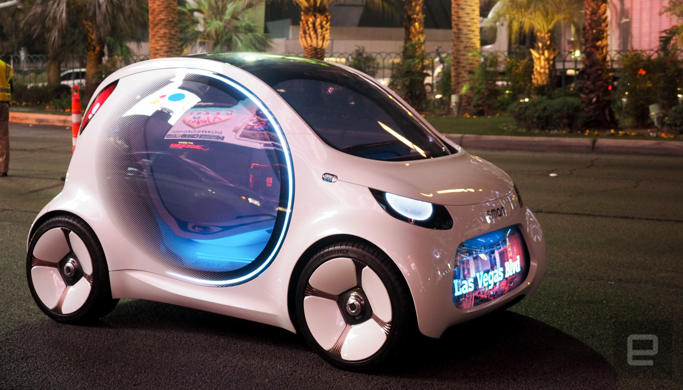 Smart Vision EQ Fortwo Concept Is Autonomous, Electric