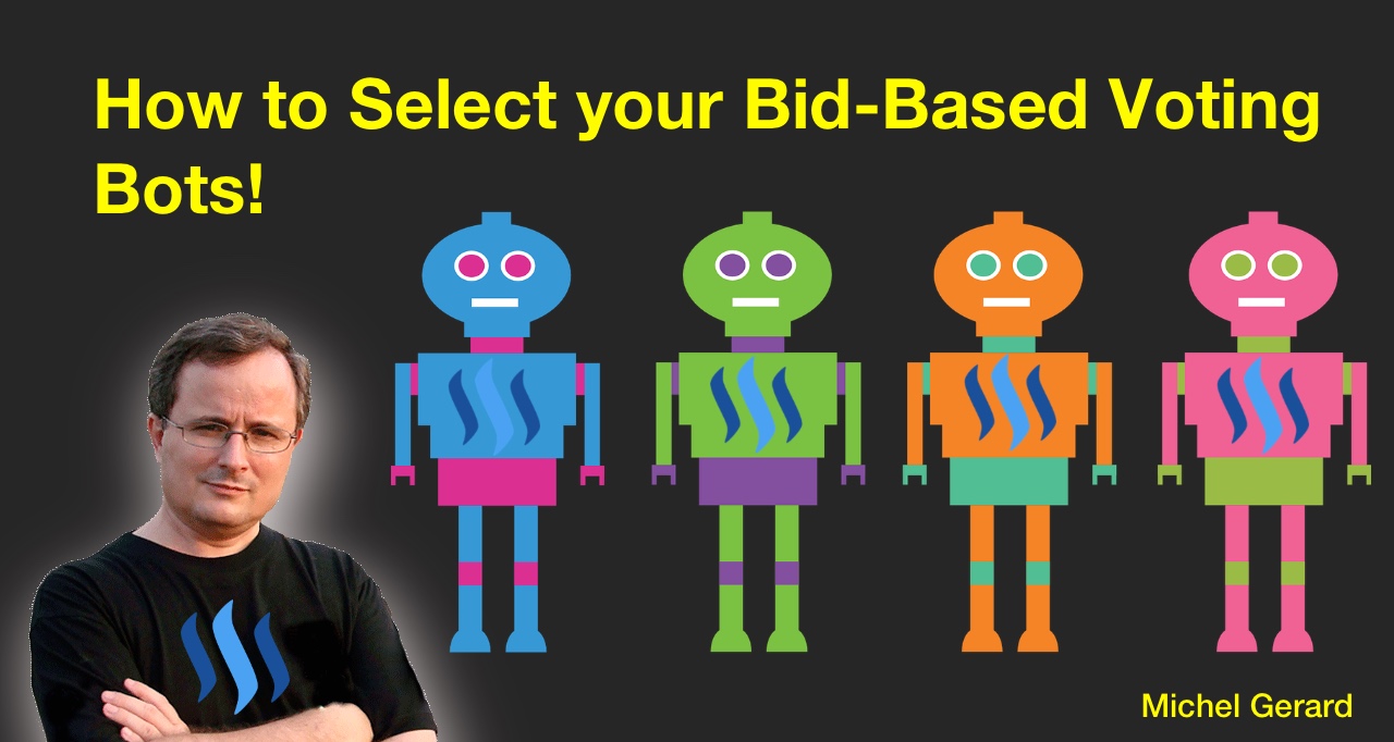 How to Select your Bid-Based Voting Bots!