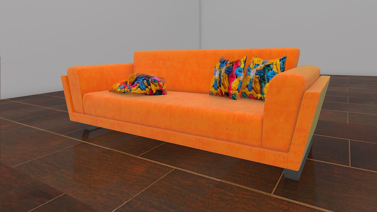 Colorchallenge Tuesdayorange The Big Orange Multi Purpose Sofa