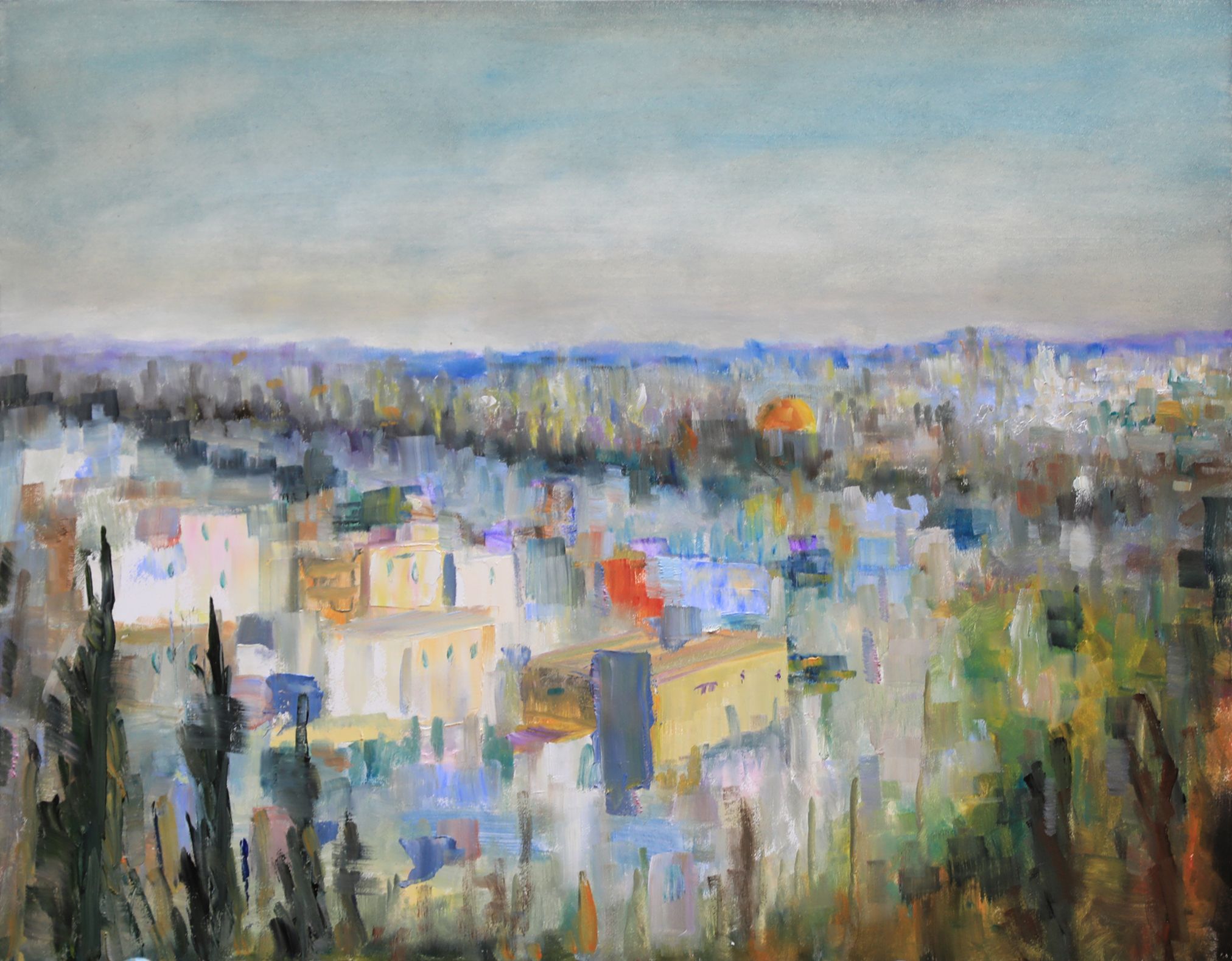 Evening in Jerusalem WIP 5.JPG