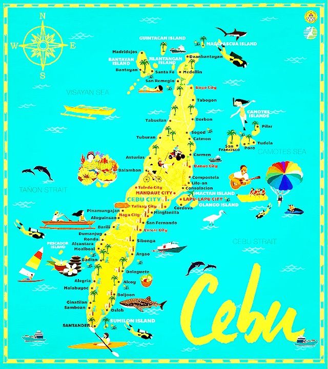 Cebu Safari Map