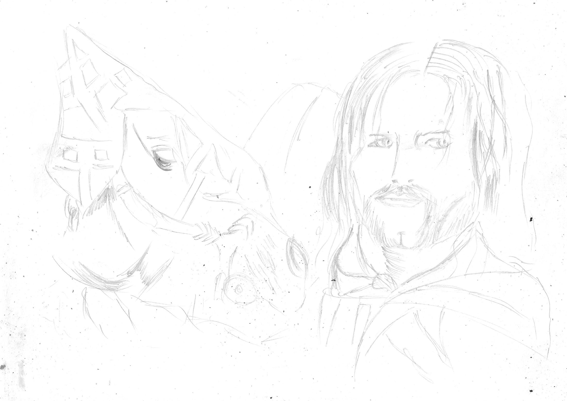 Aragorn, Drawing by Don Pritchett | Artmajeur