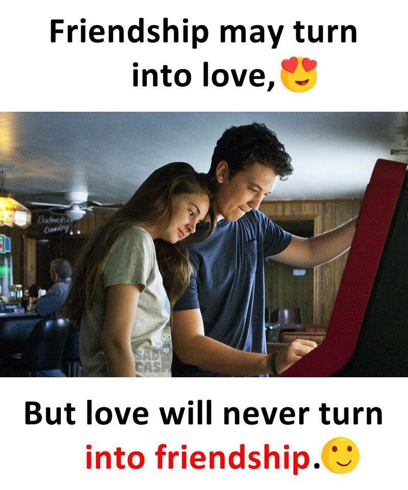 Friendship Turning Into Love Quotes Friendship May Turn Into Love But Love Never Turn Into Friendship — Steemit