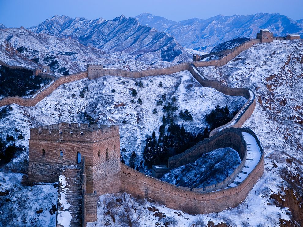 The Great Wall From Spaceclear View From Moon Steemit