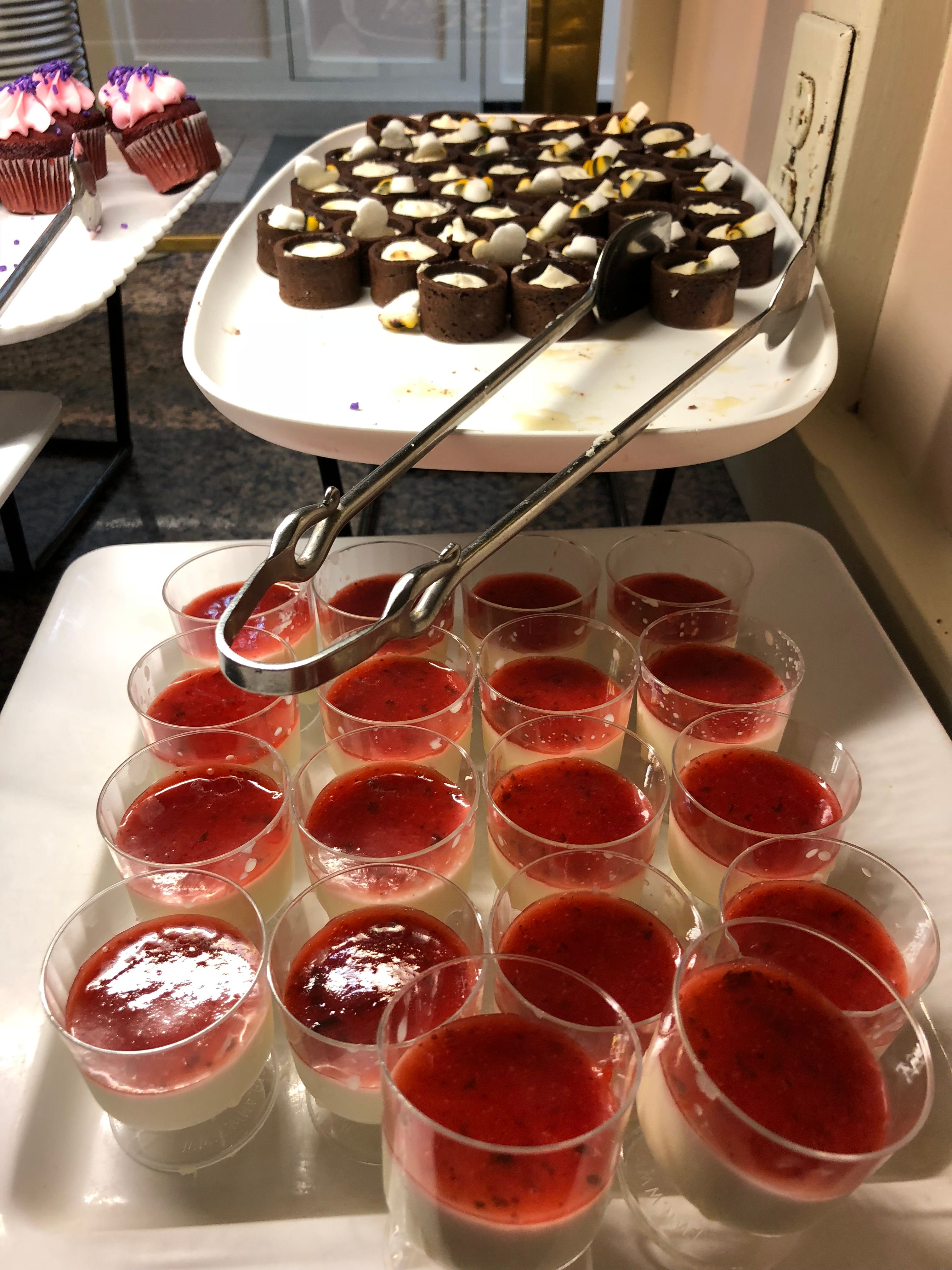 Blueberry Mousse Dome Cakes Lunch Buffet in Walt Disney World at Crystal Palace.jpg