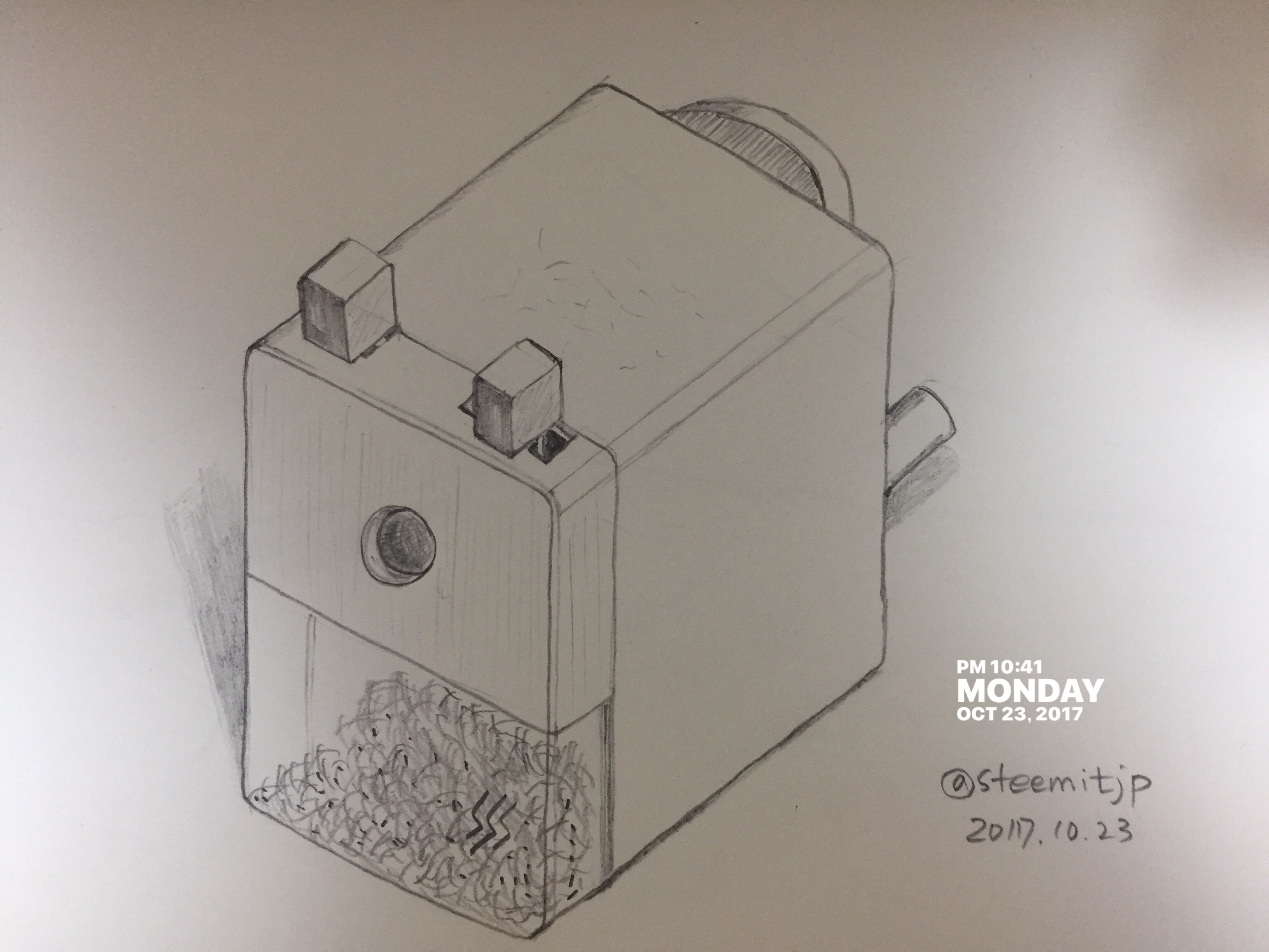 My Drawing Project Mujirushi Pencil Sharpner 無印鉛筆削り機