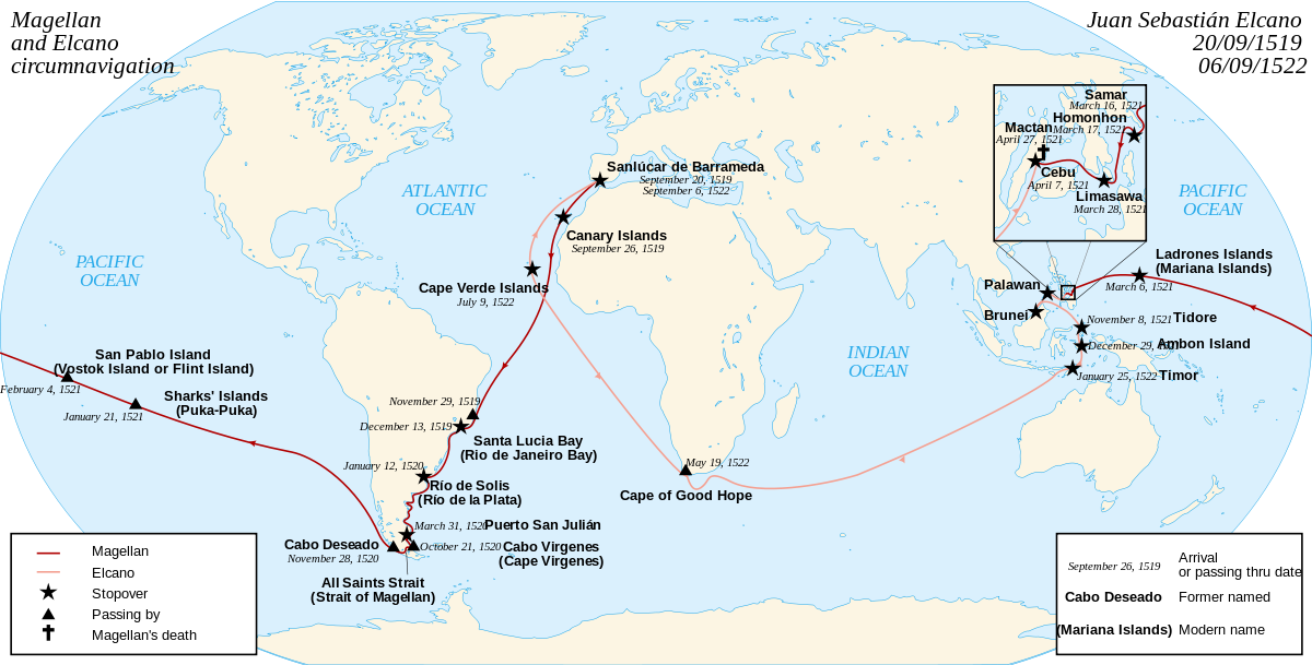 Cool Moments in History: The first person to circumnavigate the