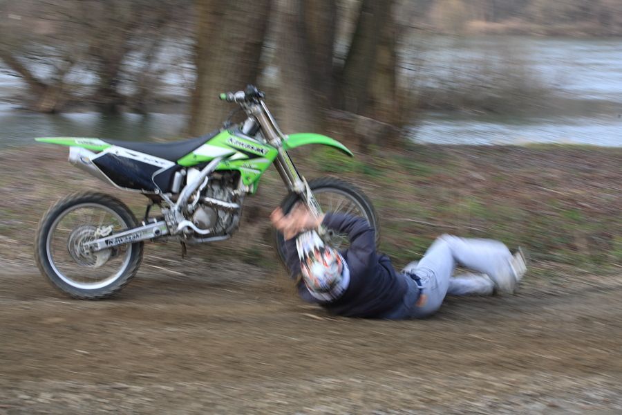 dirt bike crash meme