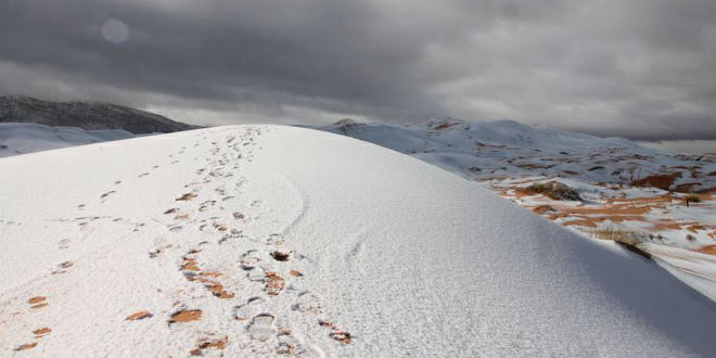 Snow in the Sahara