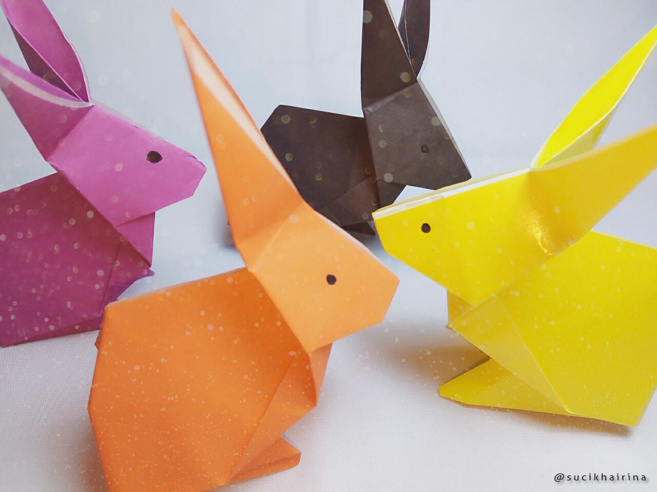 Gambar Burung Dari Kertas Origami
