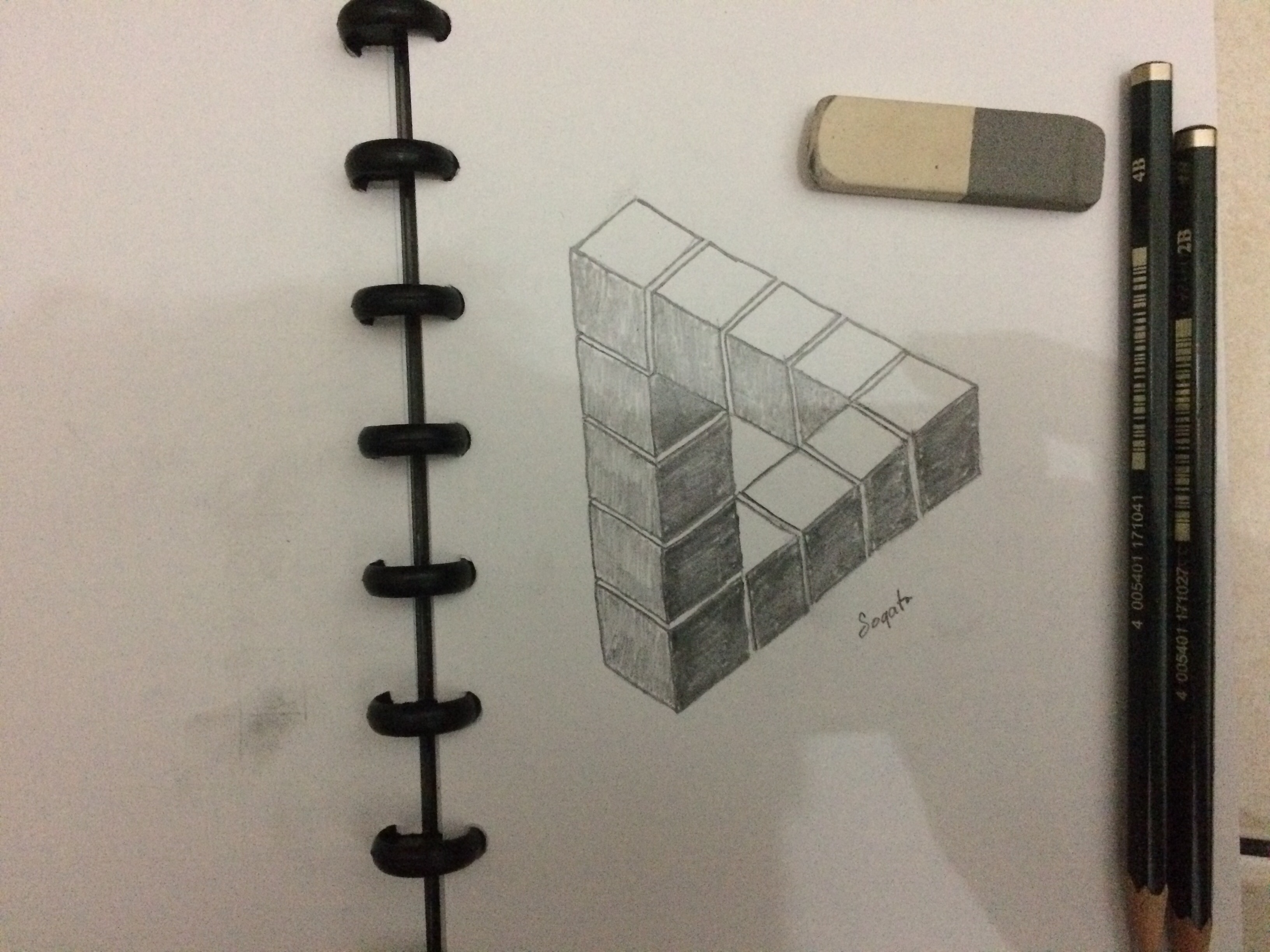 3D Cube Drawing | Behance
