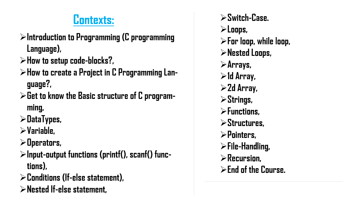 C Language Basic to Advance Course in English