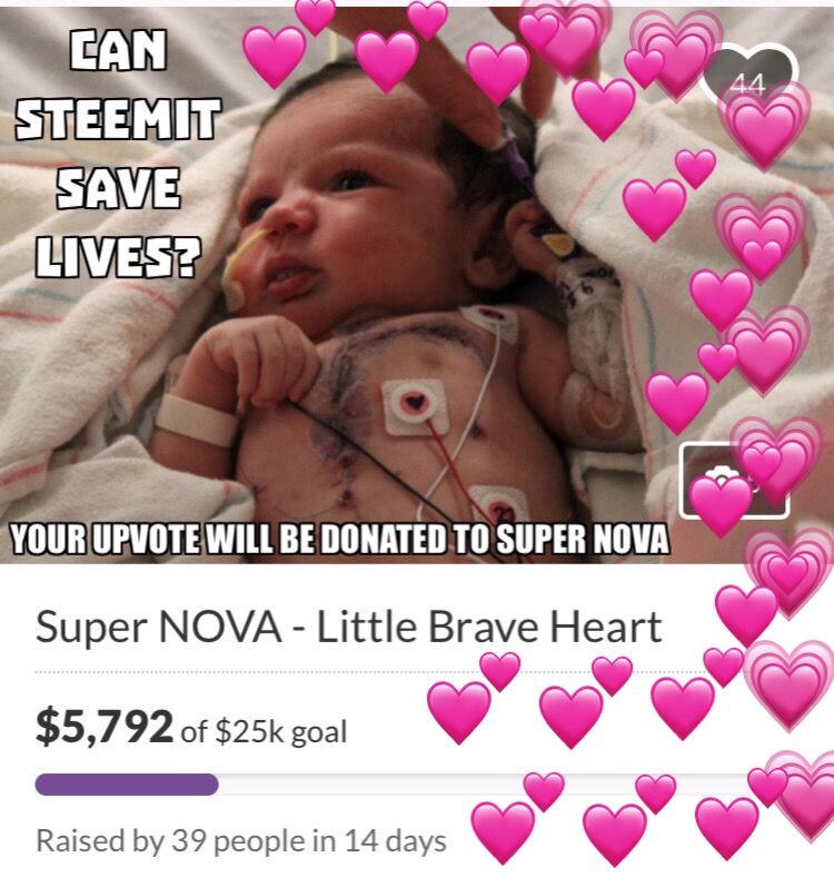 Can Steemit Save Lives Week #3 Your Upvote Will Be Donated To Super Nova.JPG
