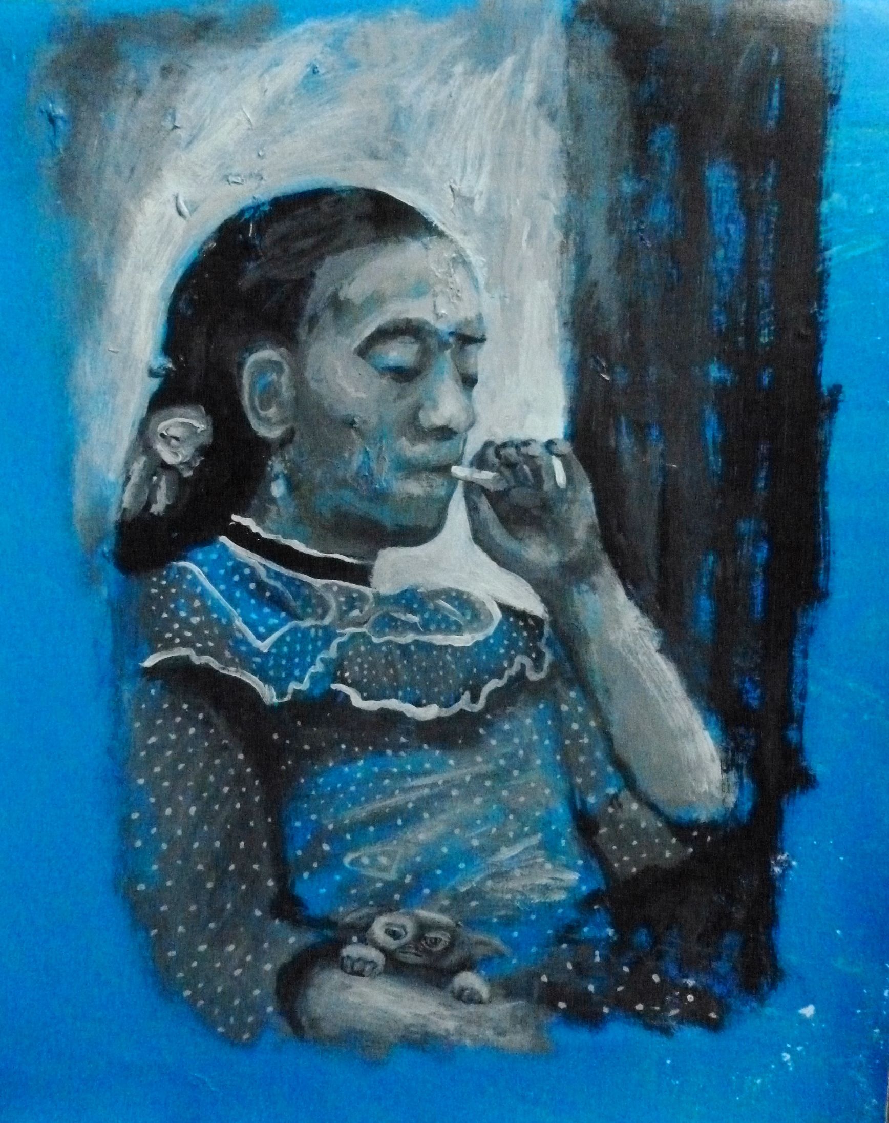 2013. Frida Fumando con Gremling gummon (9)ttttttttttttttttt.jpg