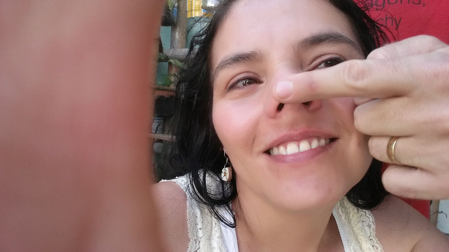 Ledis day eight selfie hand on nose.jpg