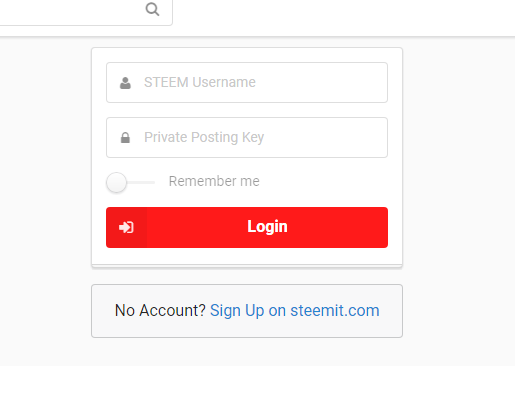 steemit log in