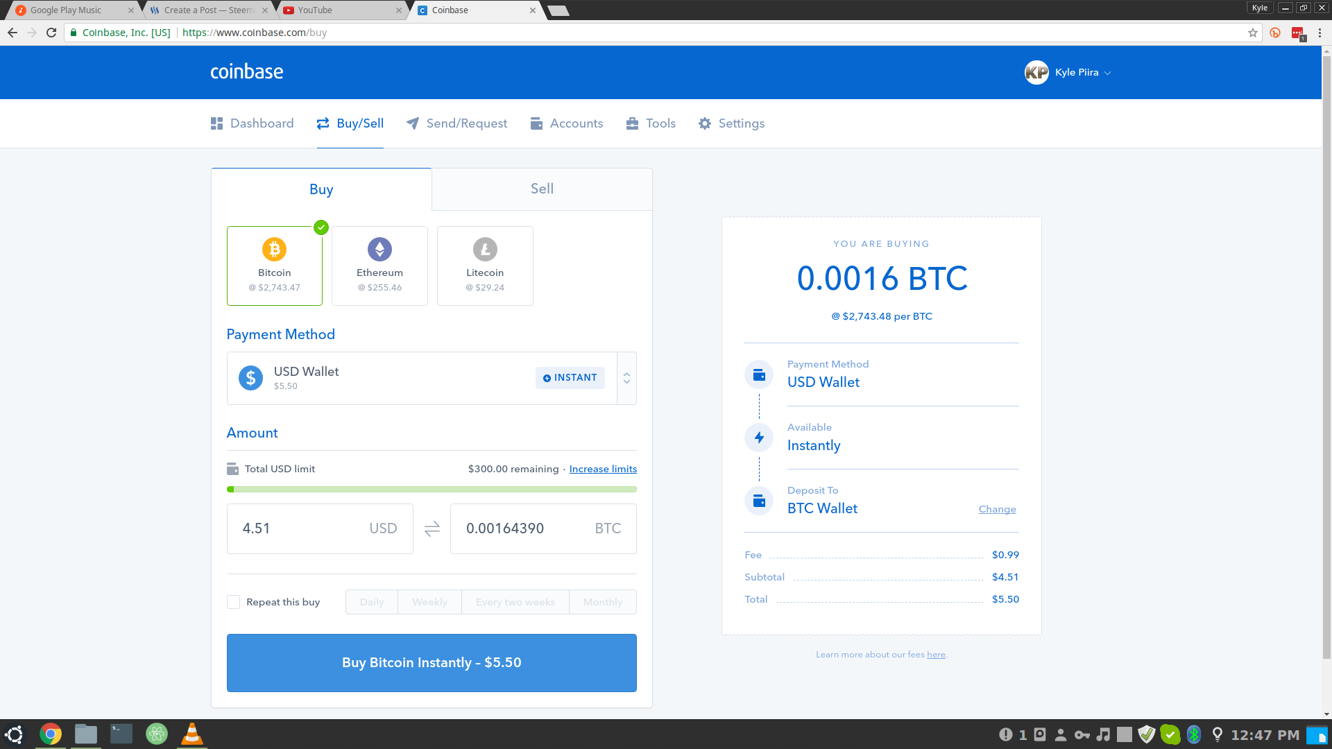 Coinbase wallet