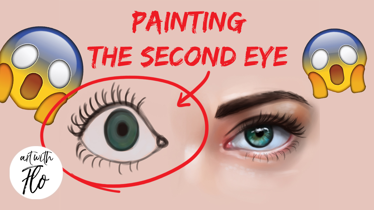 DIGITAL ART TUTORIAL - How to paint the 'second eye' — Steemit