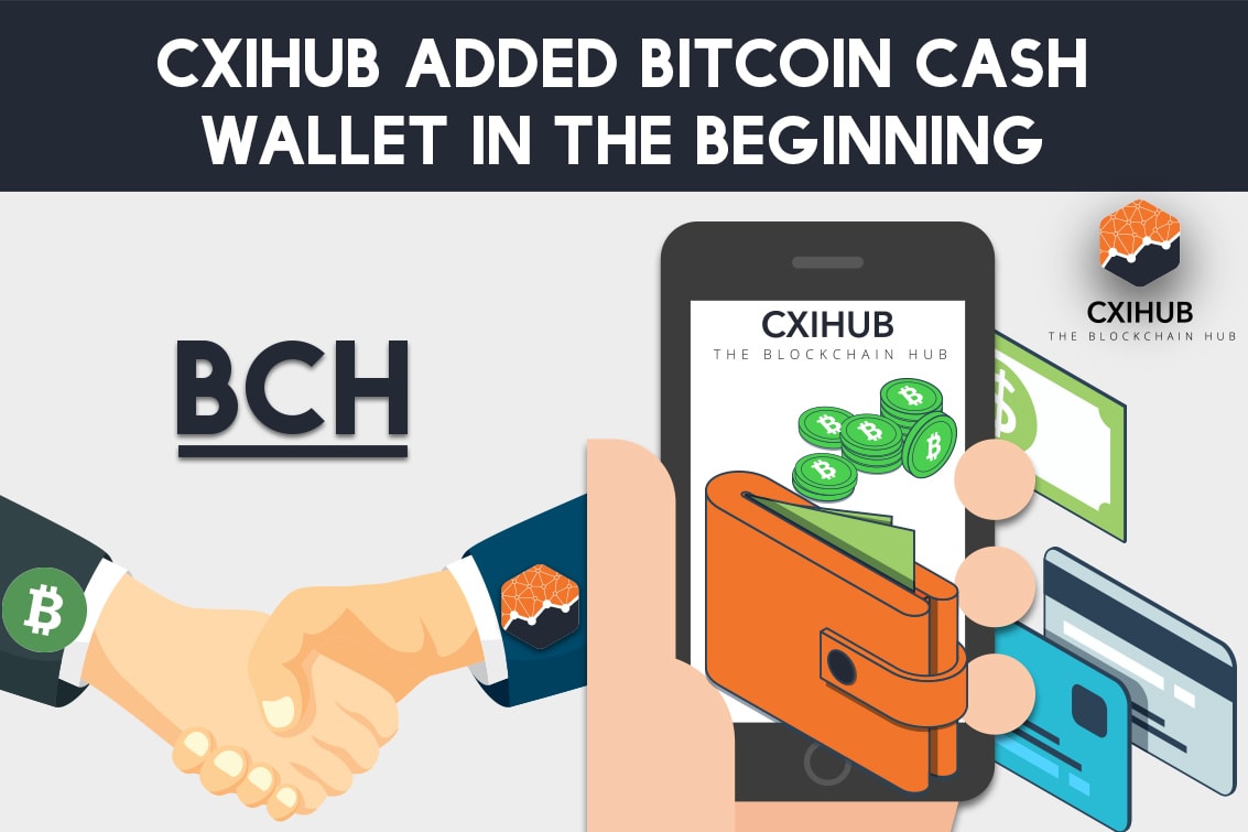 Cxihub Added Bitcoin Cash Wallet In The Beginning Steemit - 